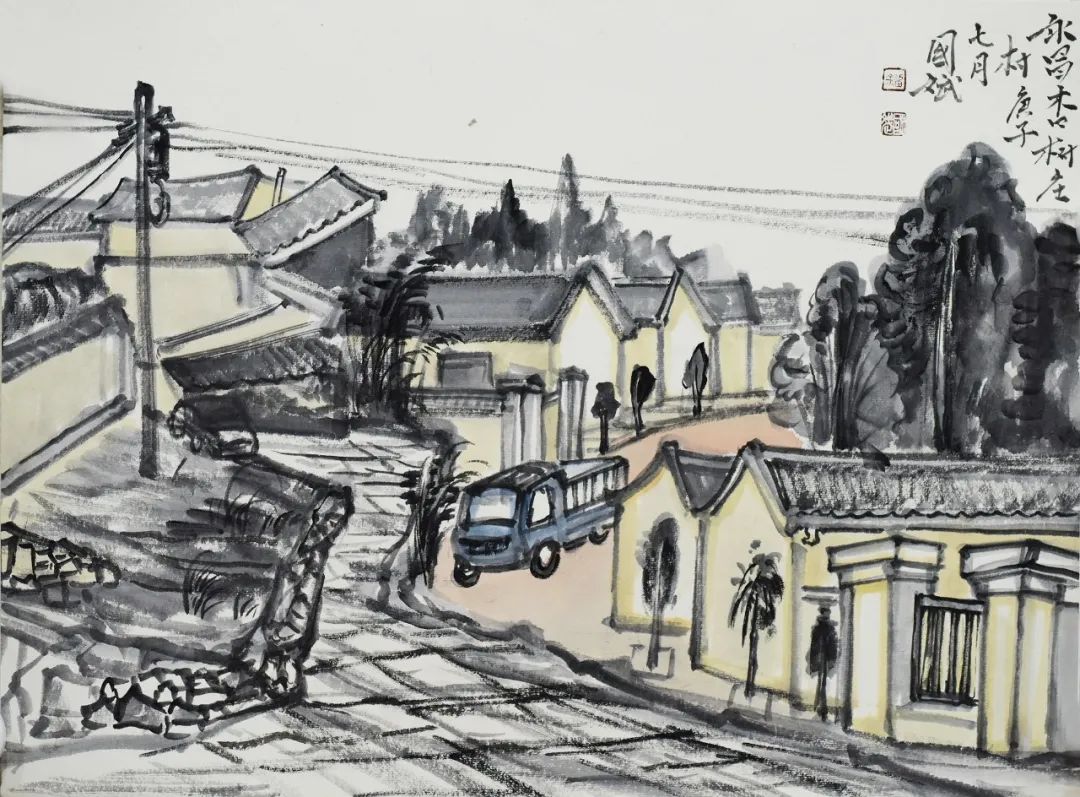 《杏树庄》刘国斌 作