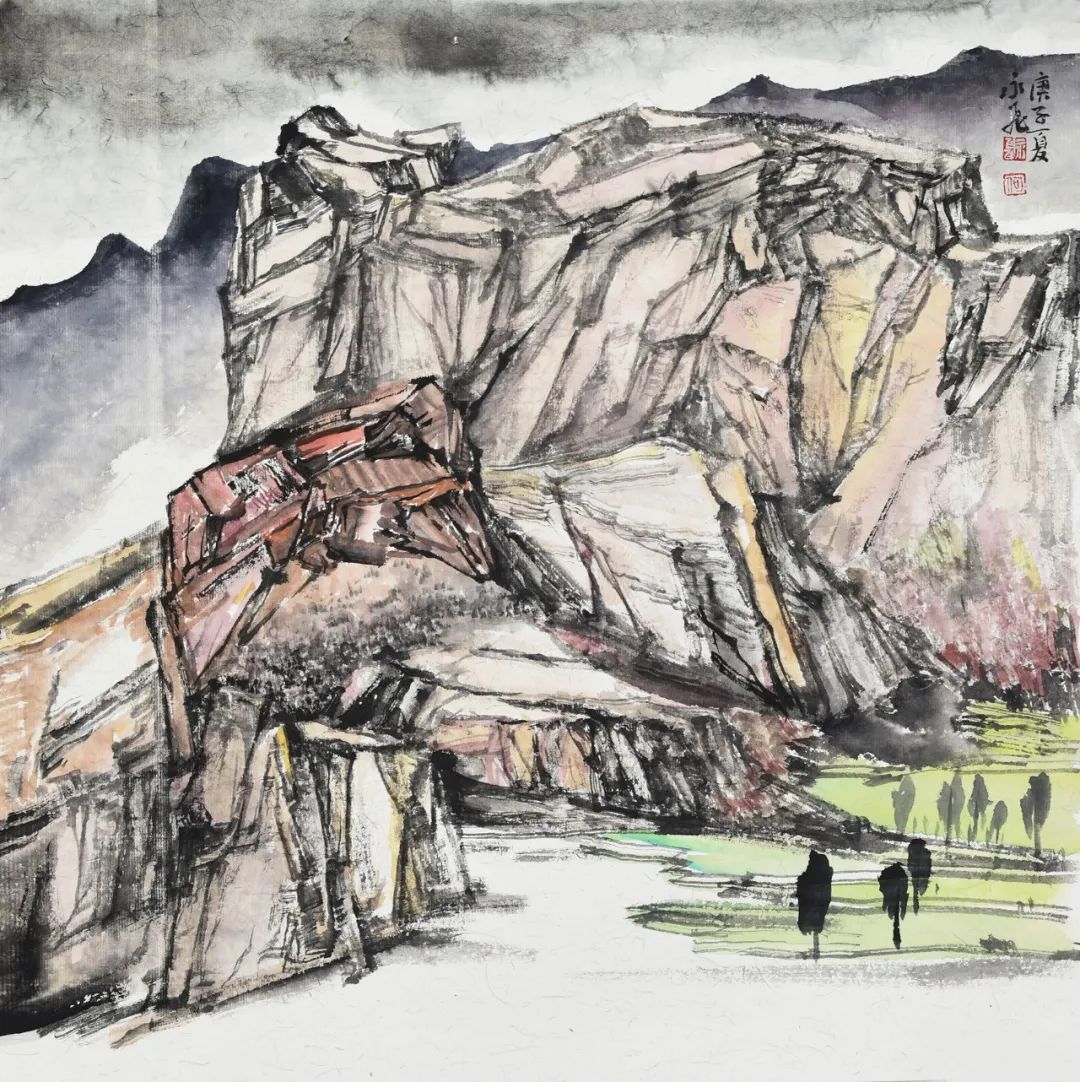 《山色有无中》 何永飞 作