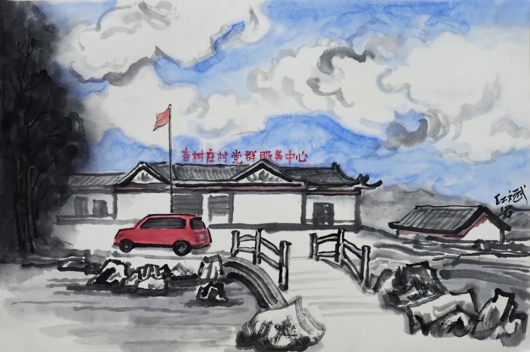 《杏树庄新村之一》 张红斌 作