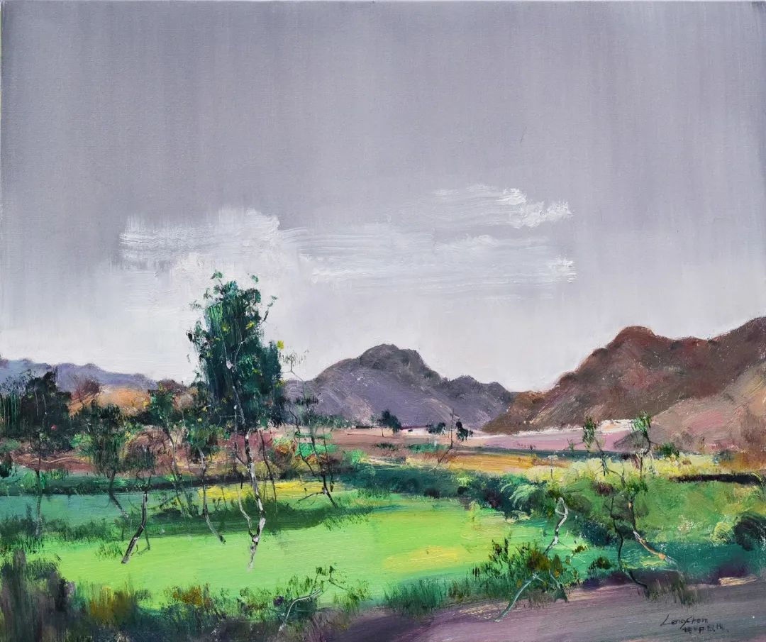 《山湾风景》 冷忱 作