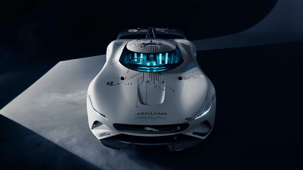 捷豹Vision Gran Turismo SV官图 输出功率达1877马力