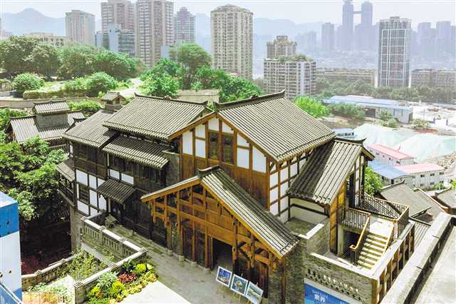 渝中区十八梯传统风貌区样板示范区，已经建成的巴渝文化馆。记者 崔力 摄/视觉重庆