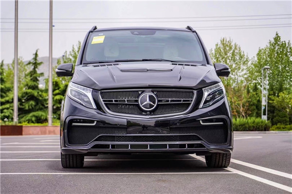 奔驰v260l改装黑鲨topcar,野性豪华mpv