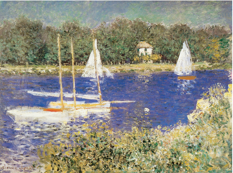 《阿让特伊塞纳河风光》,现藏于美国罗德岛设计学院博物馆