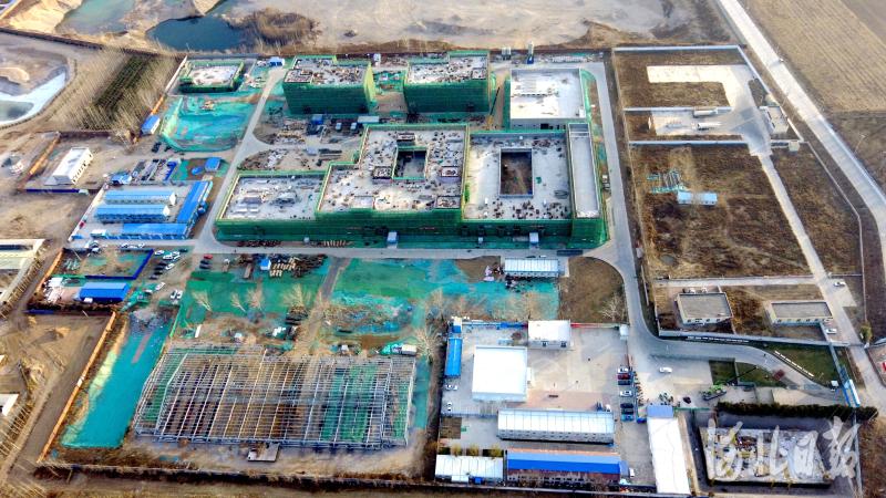 模式动物表型与遗传研究国家重大科技基础设施项目土建工程施工现场。通讯员高长安供图