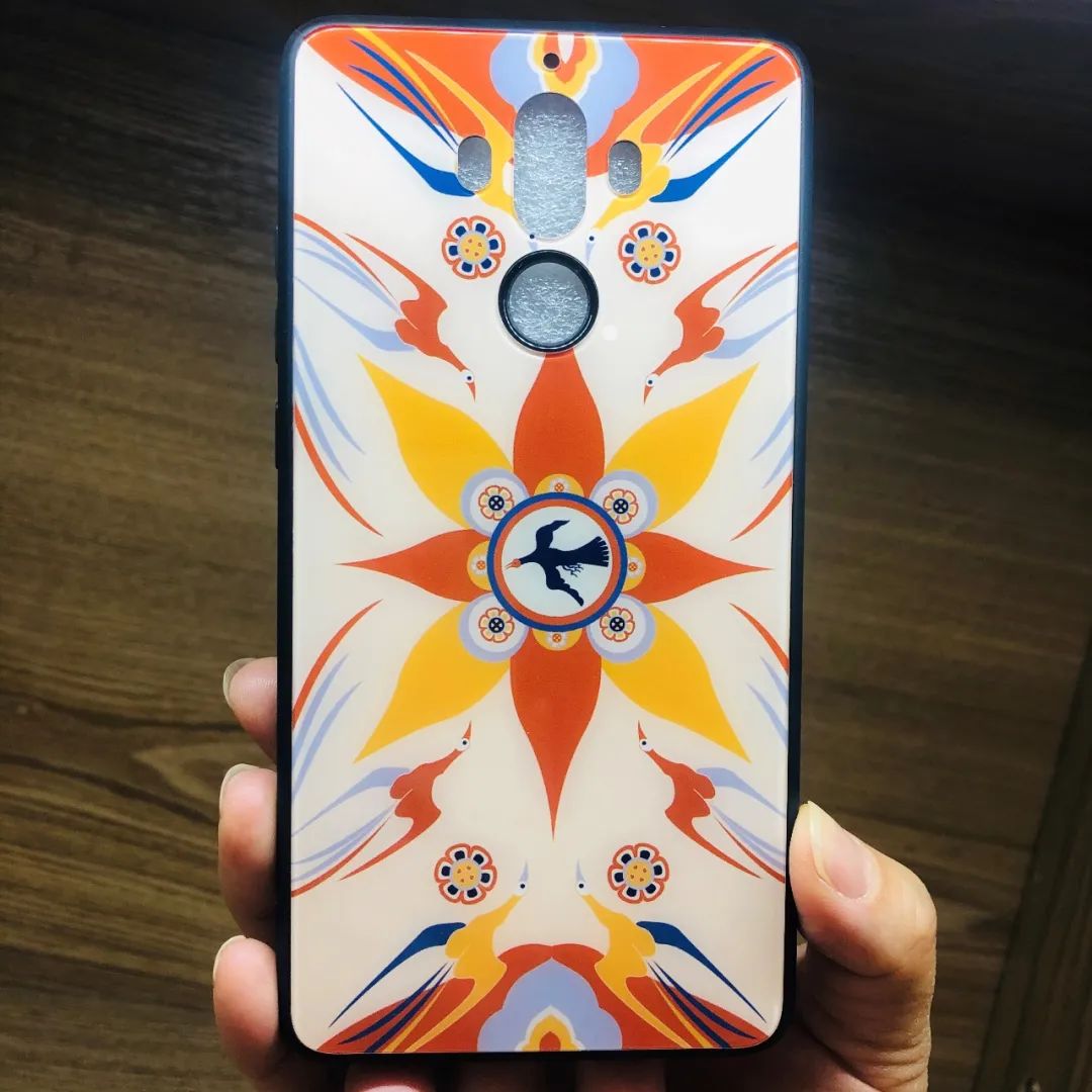 八鸟朝阳手机壳