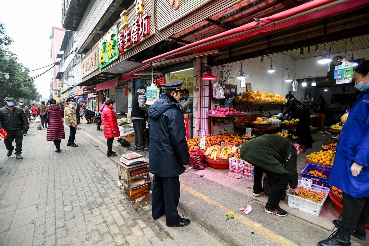 汉桥生鲜市场周边环境大变样