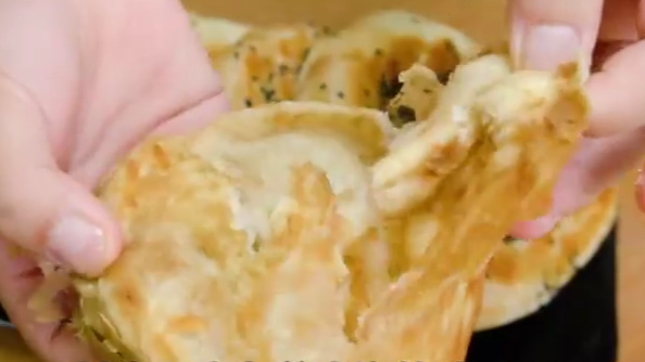 最简单麻酱烧饼做法，基本不用揉面，外酥里软，比买的都要好吃