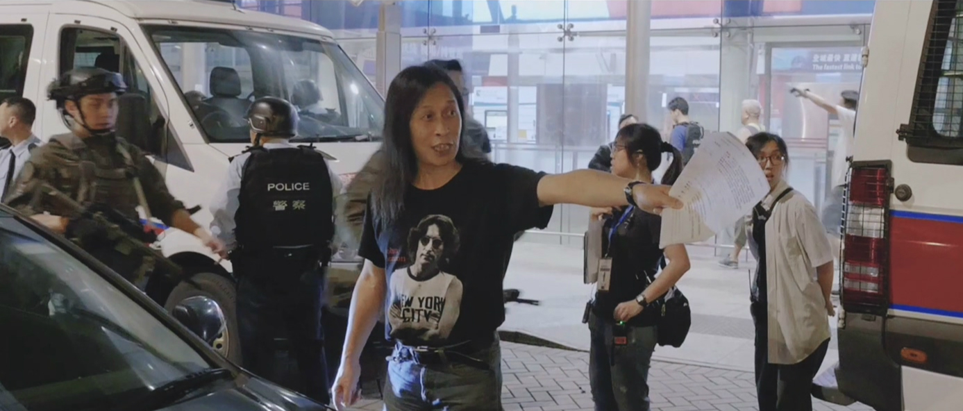 邱礼涛在《拆弹专家2》拍摄现场。