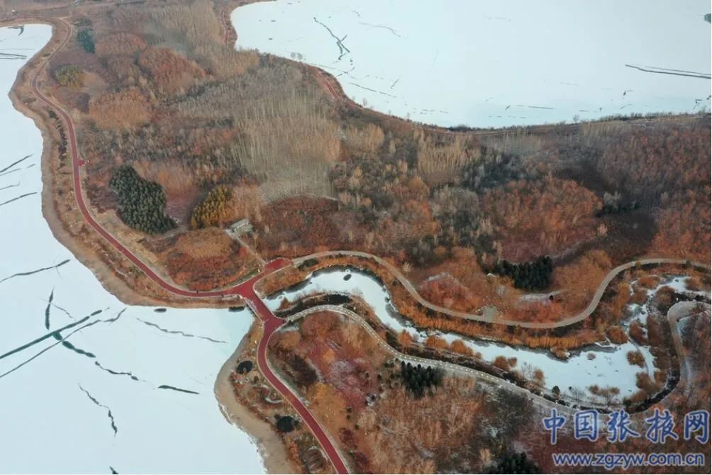 雪山白丹霞红 这个冬天, 快来张掖撒欢吧!