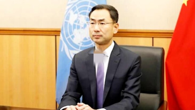 耿爽在联合国正面硬刚德代表 当场要求再次发言