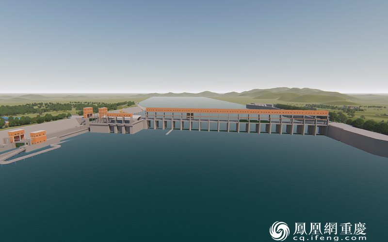 工程效果图。 潼南区委宣传部供图