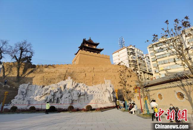 三年多来，国家历史文化名城甘肃天水市对天水古城西关片区进行了史上最大规模的全面修复。图为古城墙遗址。冯志军 摄