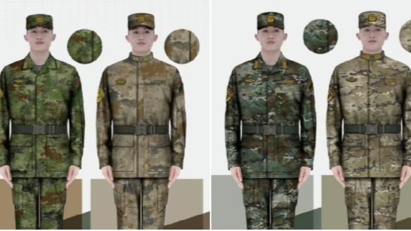 国防部介绍21式作训服和作业服换发情况_凤凰网