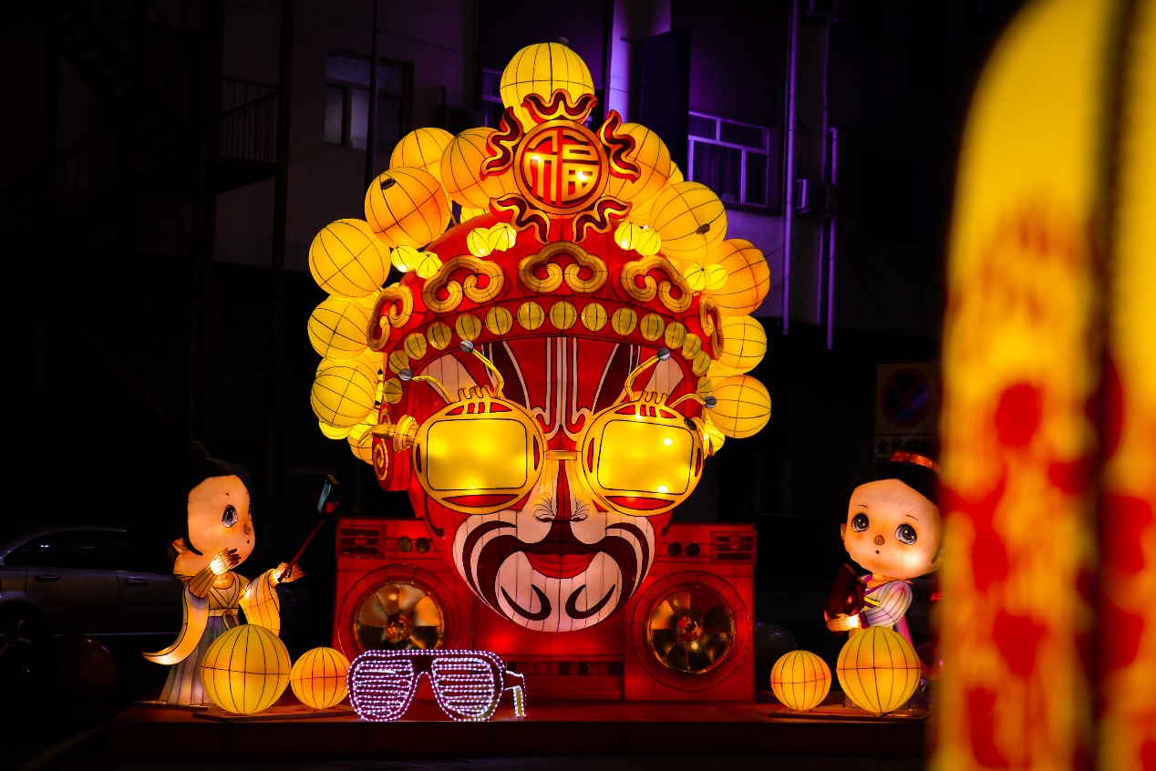 2021首亮中街盛京龙城举办福满盛京乐在龙城主题大型灯会