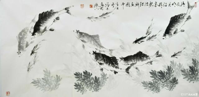 冯增木画作 68cm&times;138cm 2021