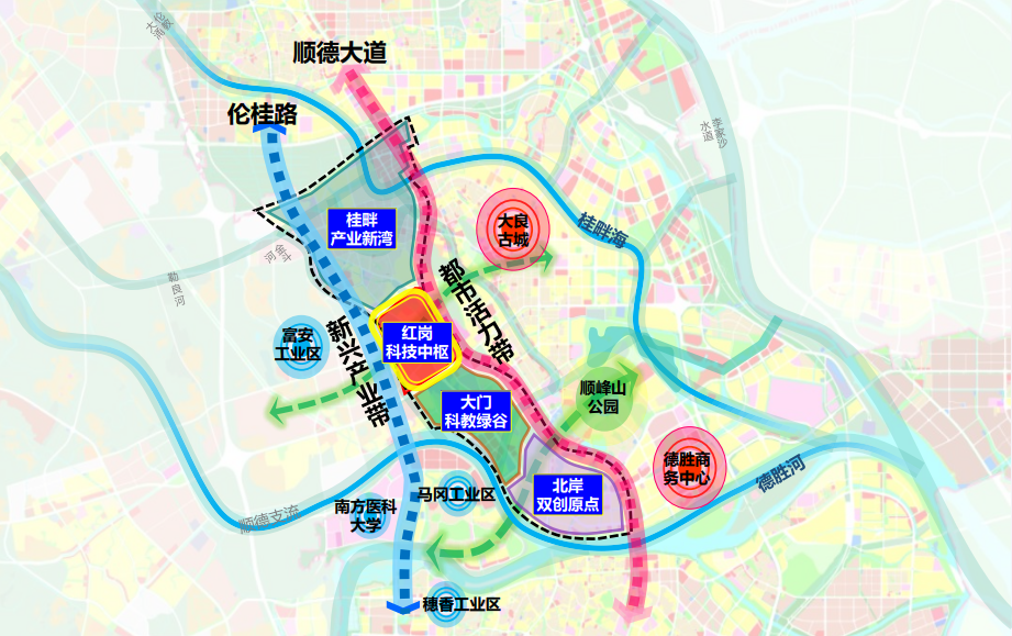 顺德龙江未来五年规划图片