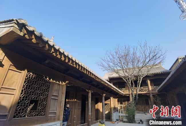 图为实现修复的天水古城西关片区内的古建筑 冯志军 摄