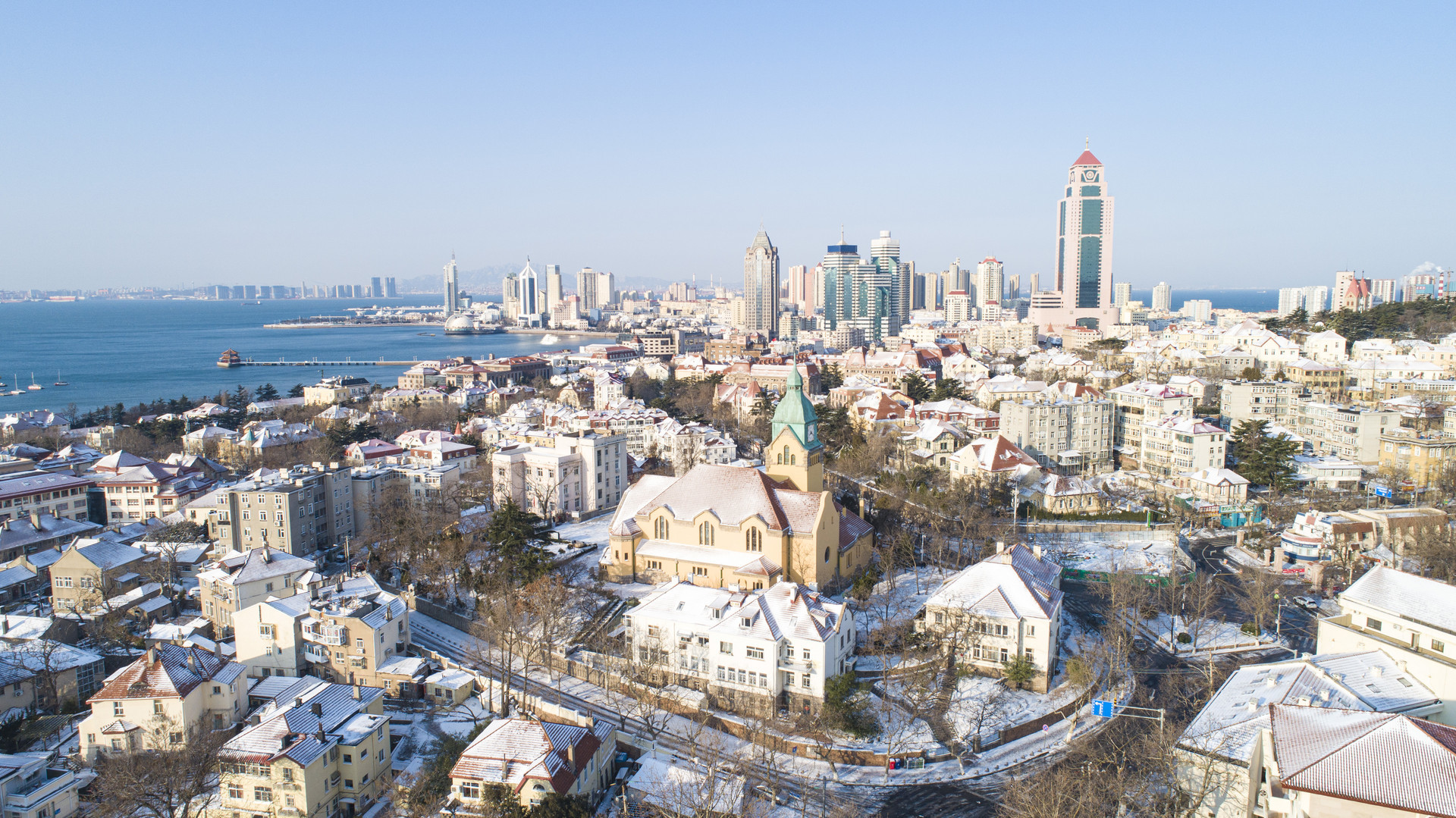 瑞雪兆丰年 青岛最新雪景大片流出！