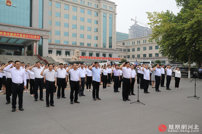 奋进中的高邑斗志昂扬，决心实现经济强县大美高邑的目标 供图：高邑融媒