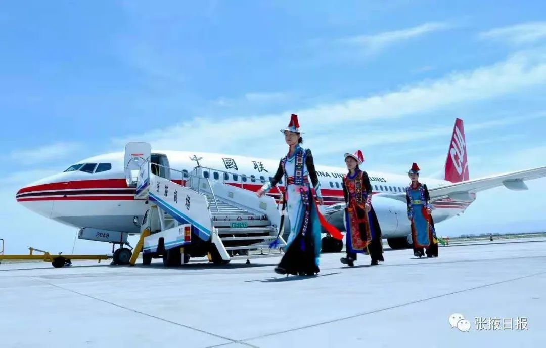 ▲张掖机场已开通张掖到北京、上海、广州、西安、成都、兰州等国内主要城市航班航线