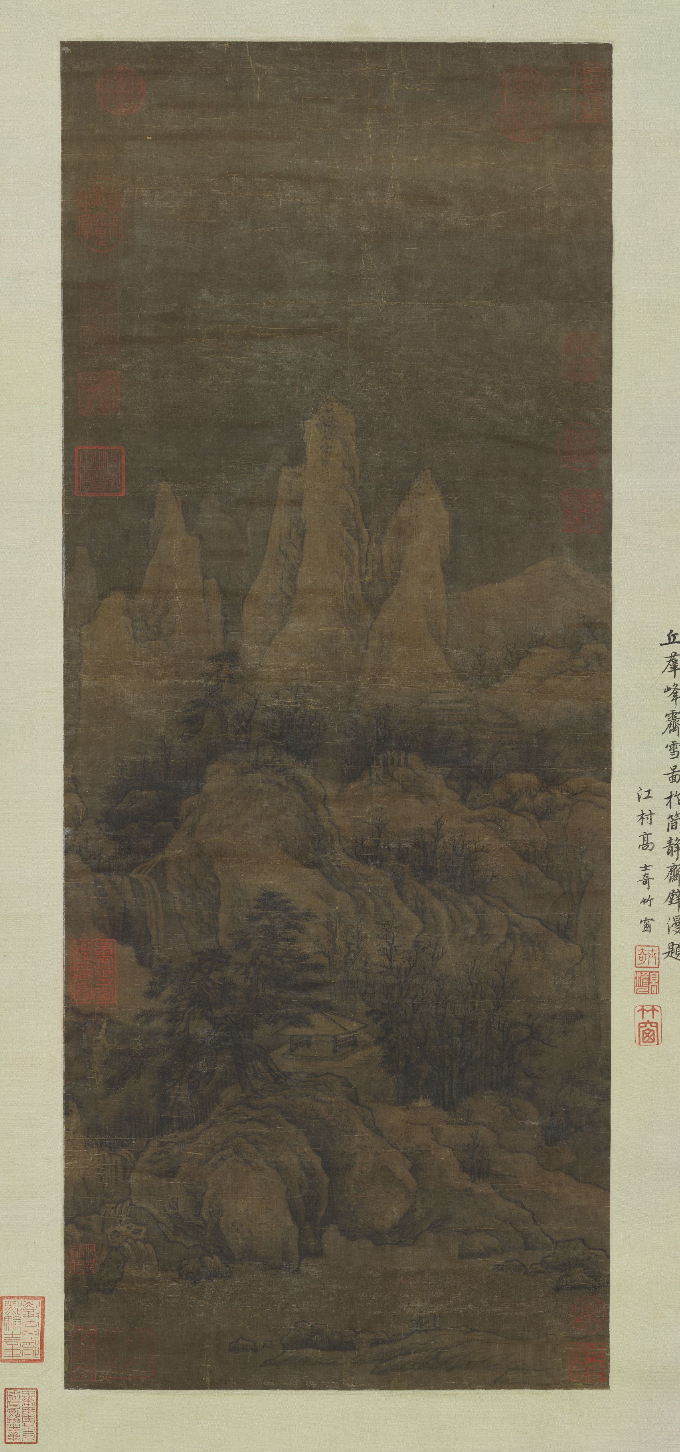 《群峰霁雪图》