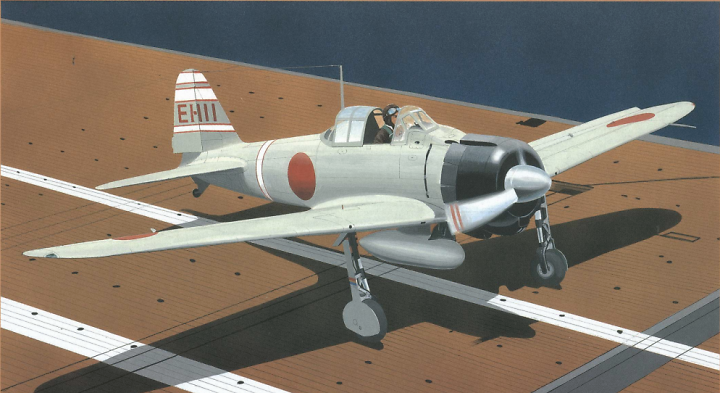 日本海军零式战斗机图片