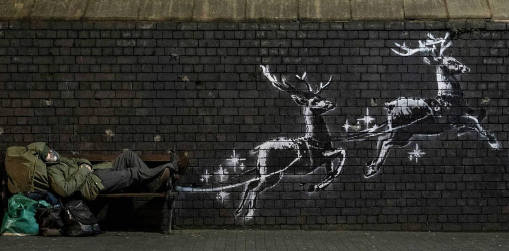 2019年的圣诞节涂鸦