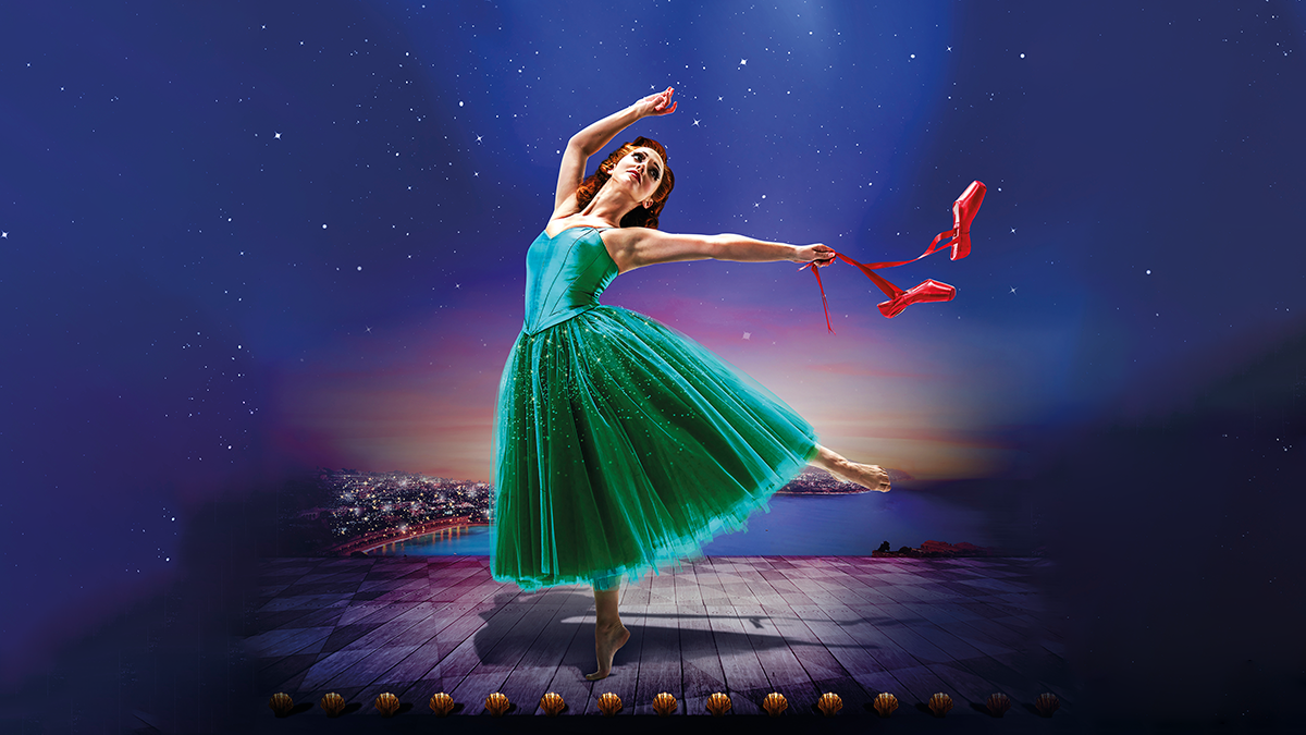 马修·伯恩的芭蕾舞剧《红舞鞋》影像版海报.图来自艺术节官网