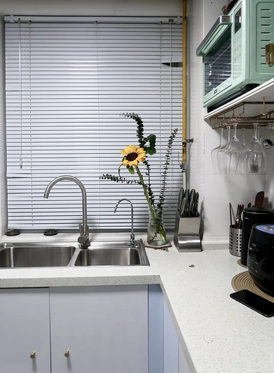 花500块改造二手房的小厨房 效果我太爱了 凤凰网