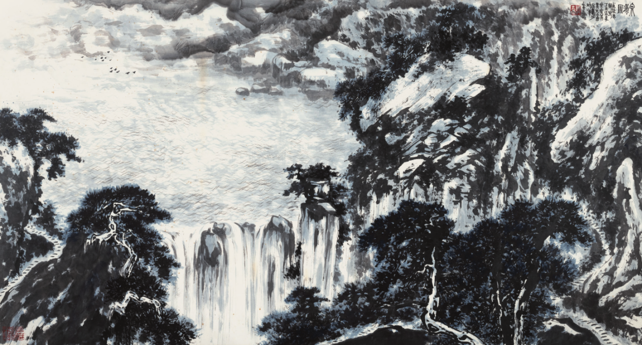 曾晓浒巨作《峡江晴岚》，1月21日“湘江之夜”瞩目上拍