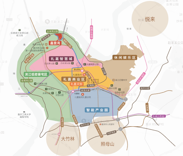 两江新区在智博会上发布,将建设10平方公里的礼嘉智慧城,并在其核心区