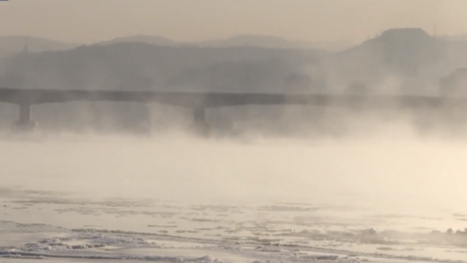 仙气缭绕如梦似幻 陕西出现“水煮黄河”奇观