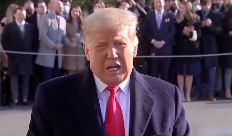 特朗普终于现身了：弹劾我非常危险，我不想要暴力