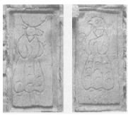 高台县南华镇一座墓葬照墙上的牛首人身、鸡首人身像