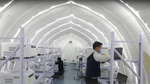 仅用10小时 石家庄“火眼”实验室建成:日检测核酸100万人份
