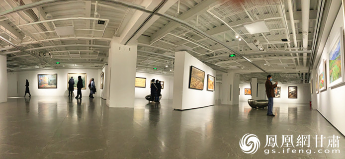 “天下黄河-中国百名油画家主题作品展”在兰州文创产业园A9美术馆开展 兰州文创产业园供图