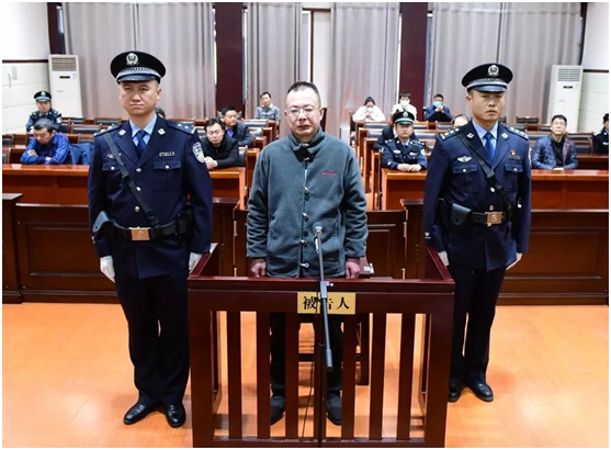 2020年1月，陶军锋一审被判处有期徒刑十年。  “甘肃高院”微信公众号 图