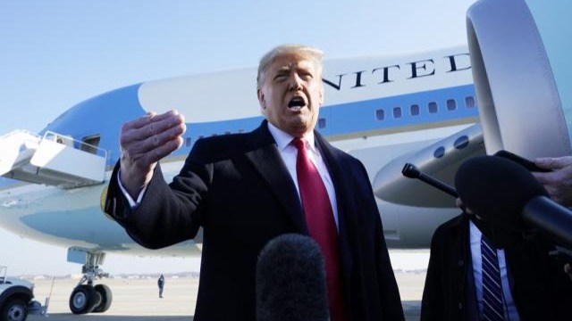 是否煽动国会骚乱？特朗普当众否认：我说的又没错