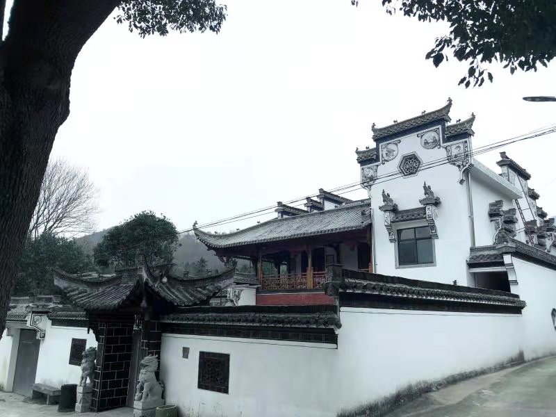 怀宁县凉亭乡美丽徽派乡村图