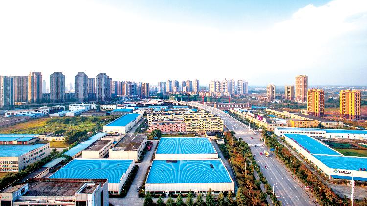 荣昌工业园区鸟瞰图。来源：荣昌新闻网
