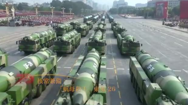 核常兼备回顾国庆70周年阅兵航母杀手东风26震撼亮相
