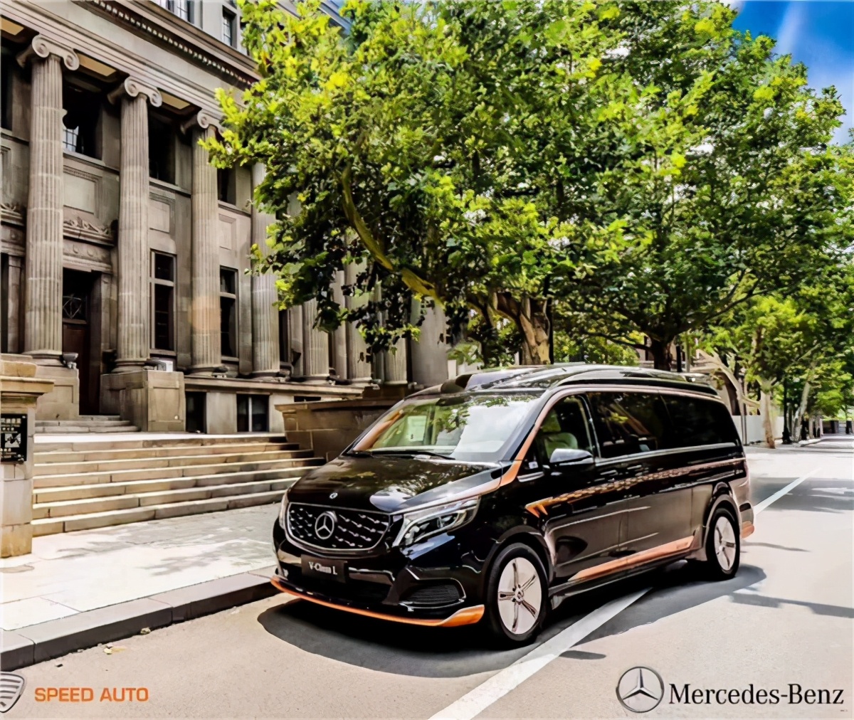 奔驰v260l傲旋大白鲨上海汽车改装