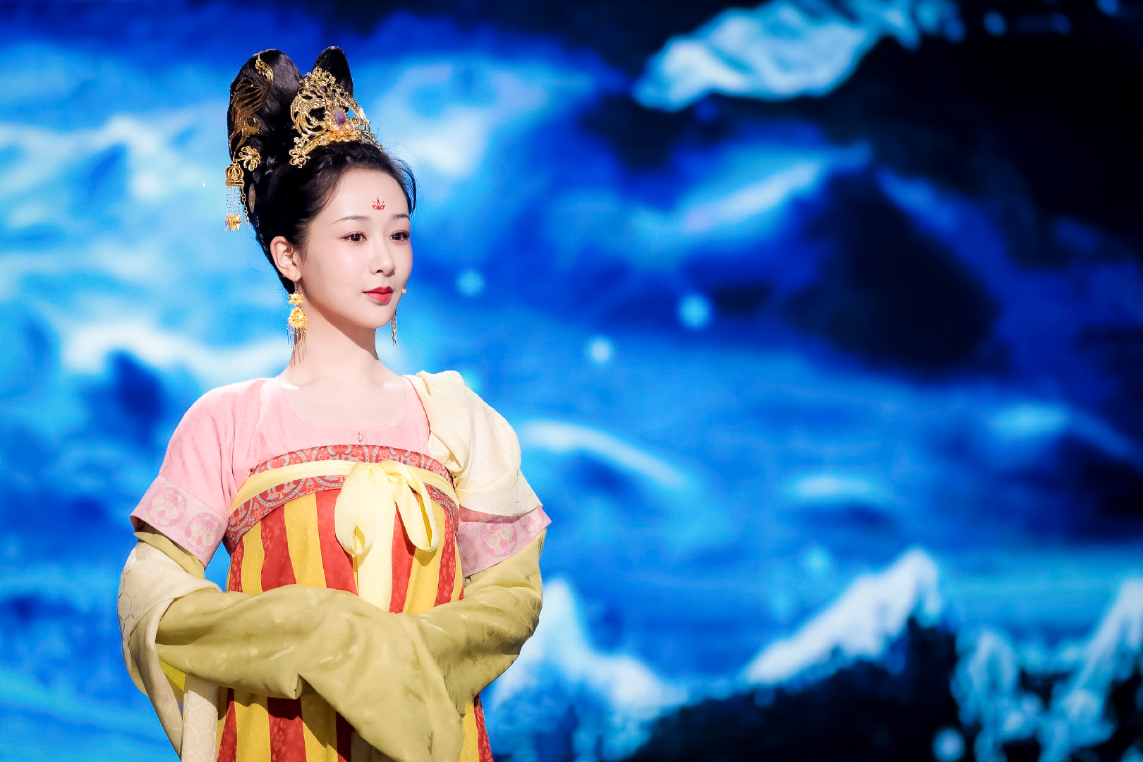 杨紫饰演文成公主。