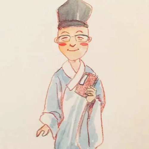 某年上海书展参加上海古籍出版社COS秀，穿着明代学生装卖《王阳明全集》。后来请美编小姐姐按照片画成了微信头像，用了好多年。