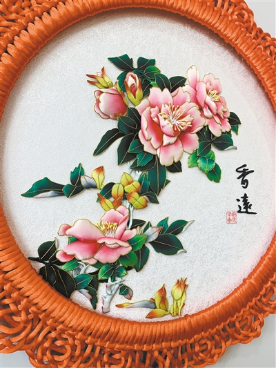 布糊画作品