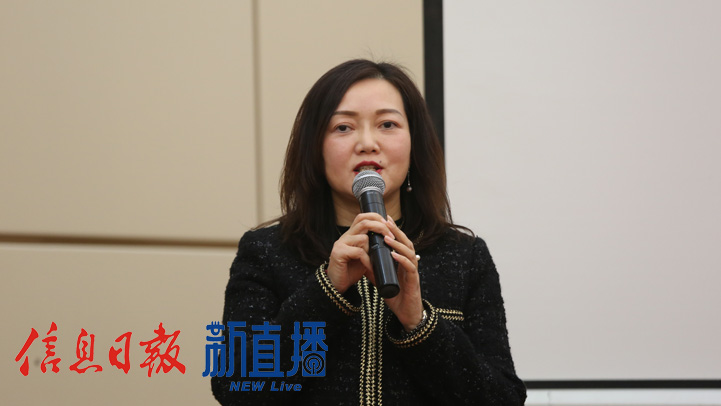江西羊狮慕集团有限公司常务副总裁朱晓红（文颖 摄）