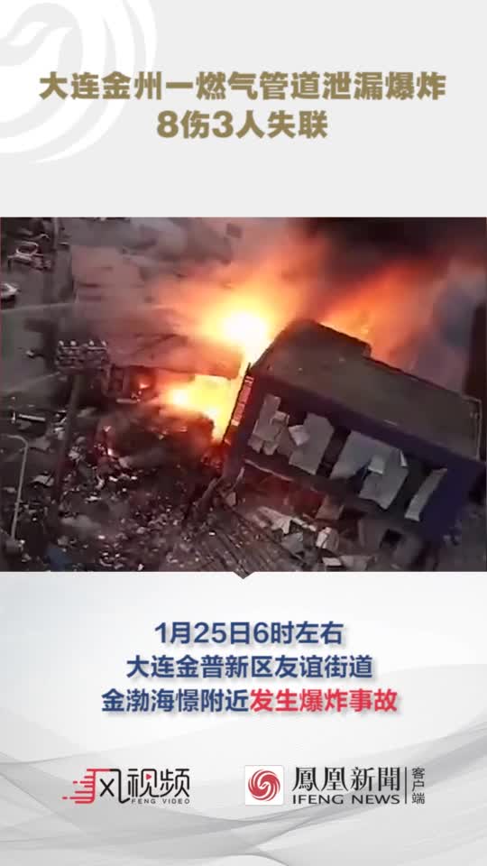 大连金州爆炸图片