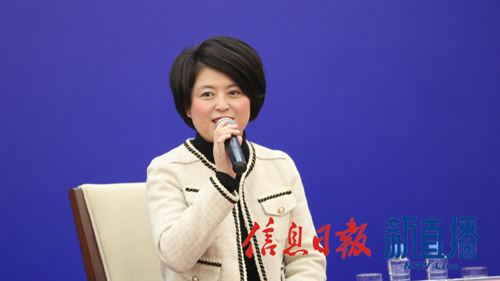 上饶灵山风景名胜区党工委副书记郑乘丽（文颖 摄）