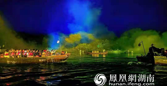 千古文章实景再现，《桃花源记》山水实景演出一票难求